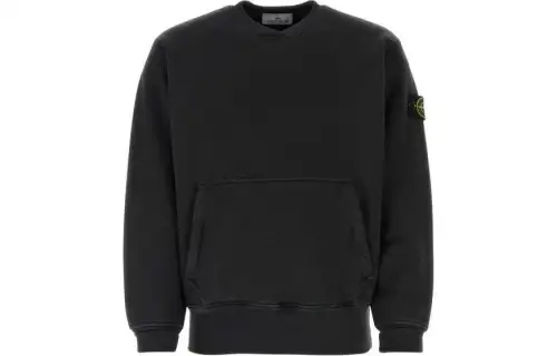 STONE ISLAND Logo Patch Crewneck Sweatshirt