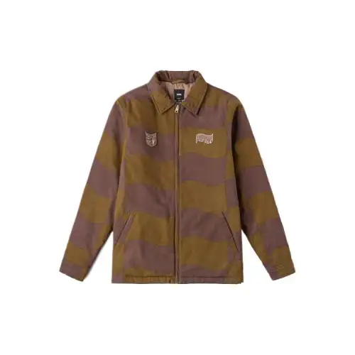 Vans Shirts Men's Brown Lapel Moderate