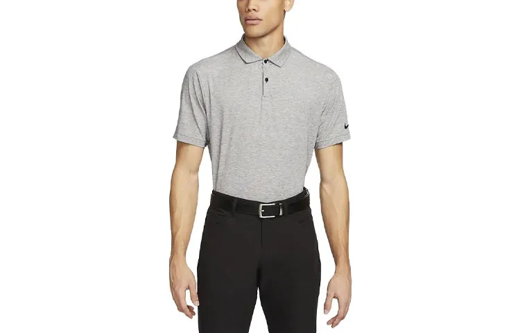 Nike Dri Fit Polo Shirt Men's Gray