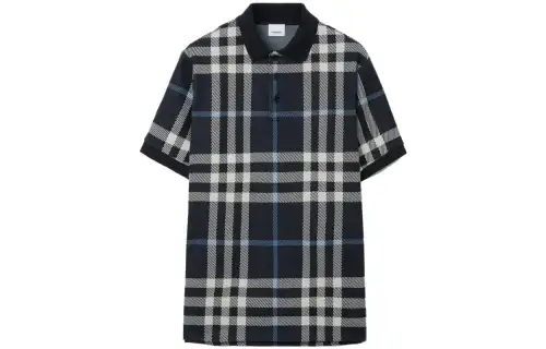 【Previous Season】tartan short-sleeved polo shirt