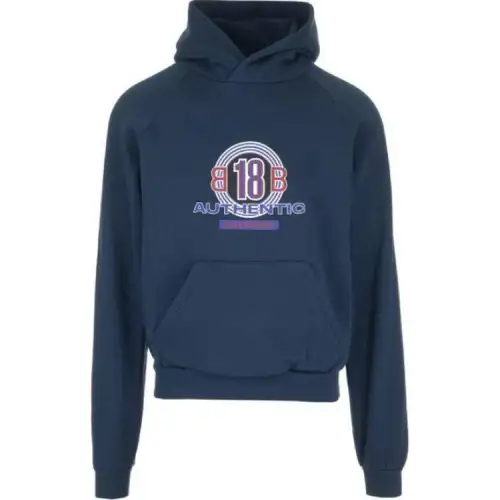 Balenciaga Sweatshirt Regular Fit Men's Blue