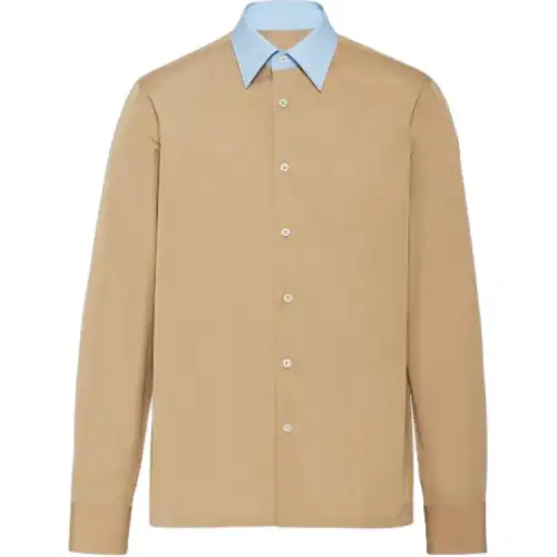 PRADA Shirts Men's Khaki Moderate Other