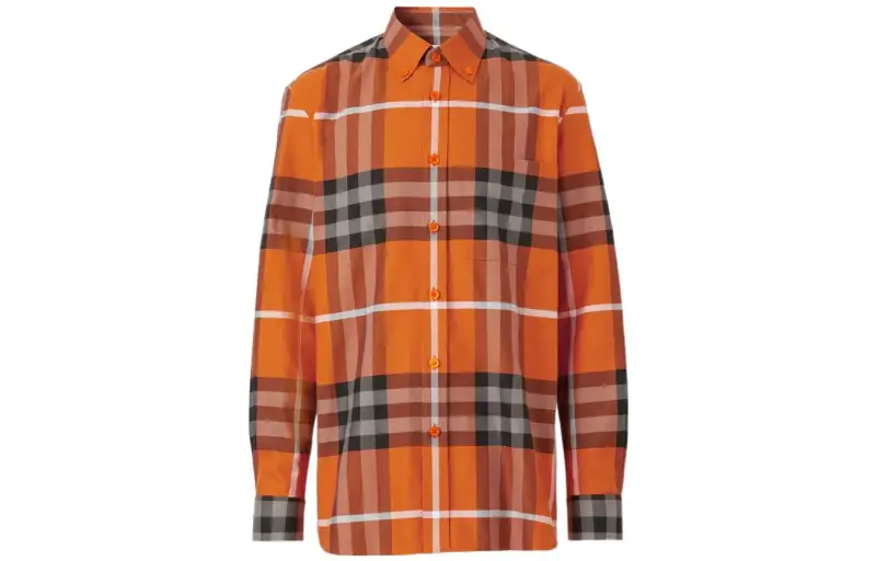 Burberry FW22 Shirt Men's Orange