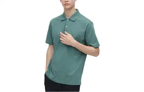 UNIQLO Polo Shirts Men's Polo Collar Moderate Straight Fit