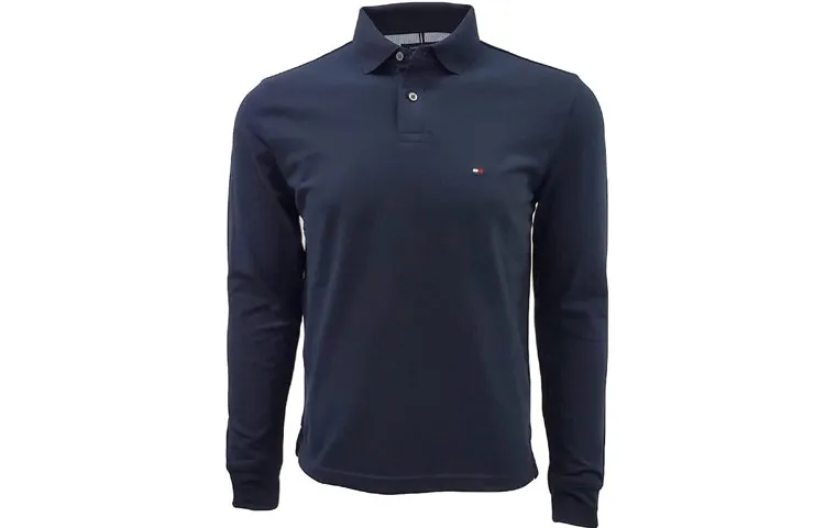 Tommy Hilfiger Polo Shirt Men's Navy Blue