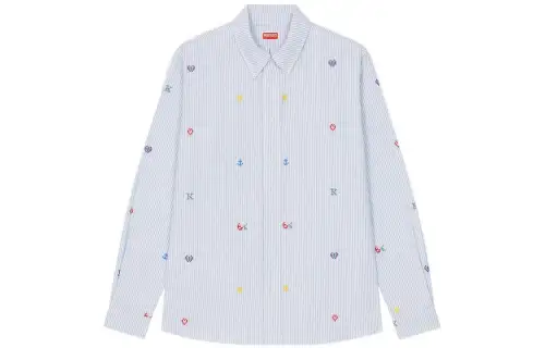 KENZO Striped Buttoned Shirt