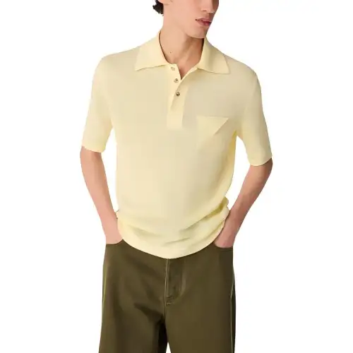 Bottega Veneta Short Sleeved Regular Fit Polo Shirt