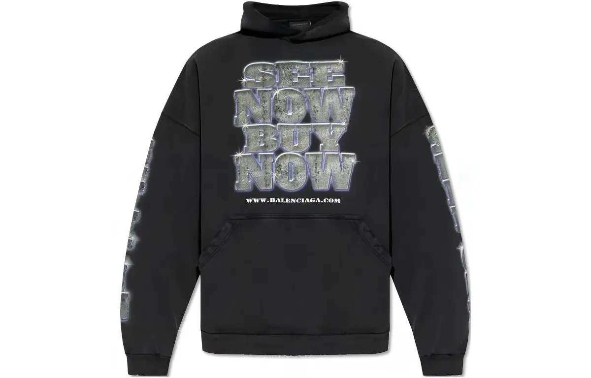 Balenciaga Large Fit Hoodie