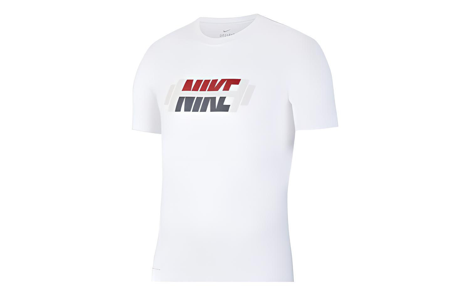 Мужская футболка Nike Dri-FIT Legend Logo (белая) — фото 2