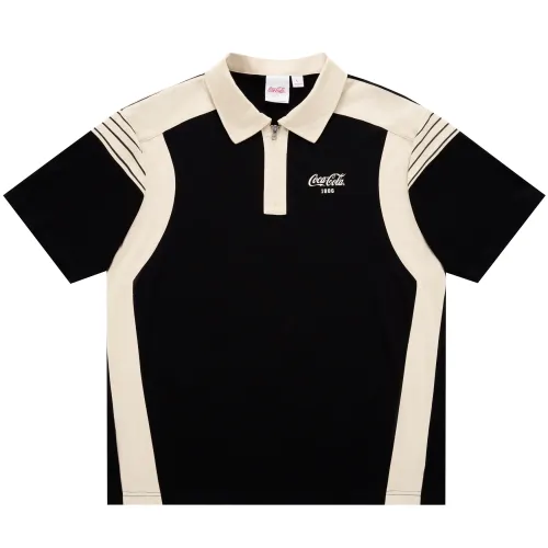 Coca Cola Polo Shirts Unisex Polo Collar Moderate Straight Fit