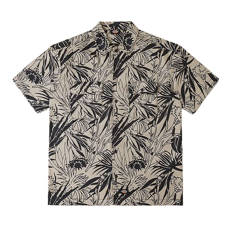 Dickies Shirts Men's Lapel Moderate Hawaii