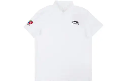 Li Ning Sports Basketball Collection Polo Shirt Men's White