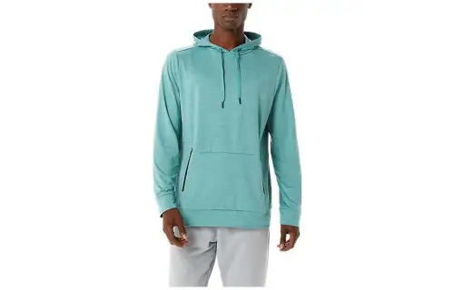 ASICS Sweatshirts Men's Sage Green Hooded Moderate Regular
