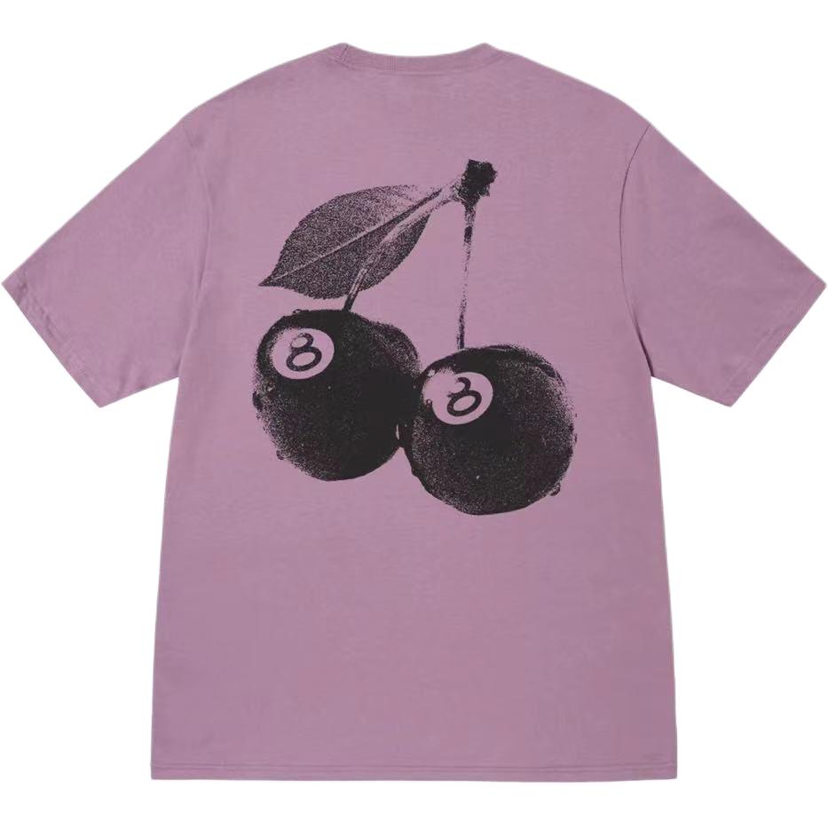Футболка Stussy SS24 CHERRIES TEE (белая)