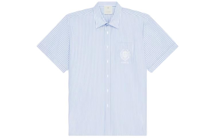 Мужская рубашка Givenchy SS24 (голубая)