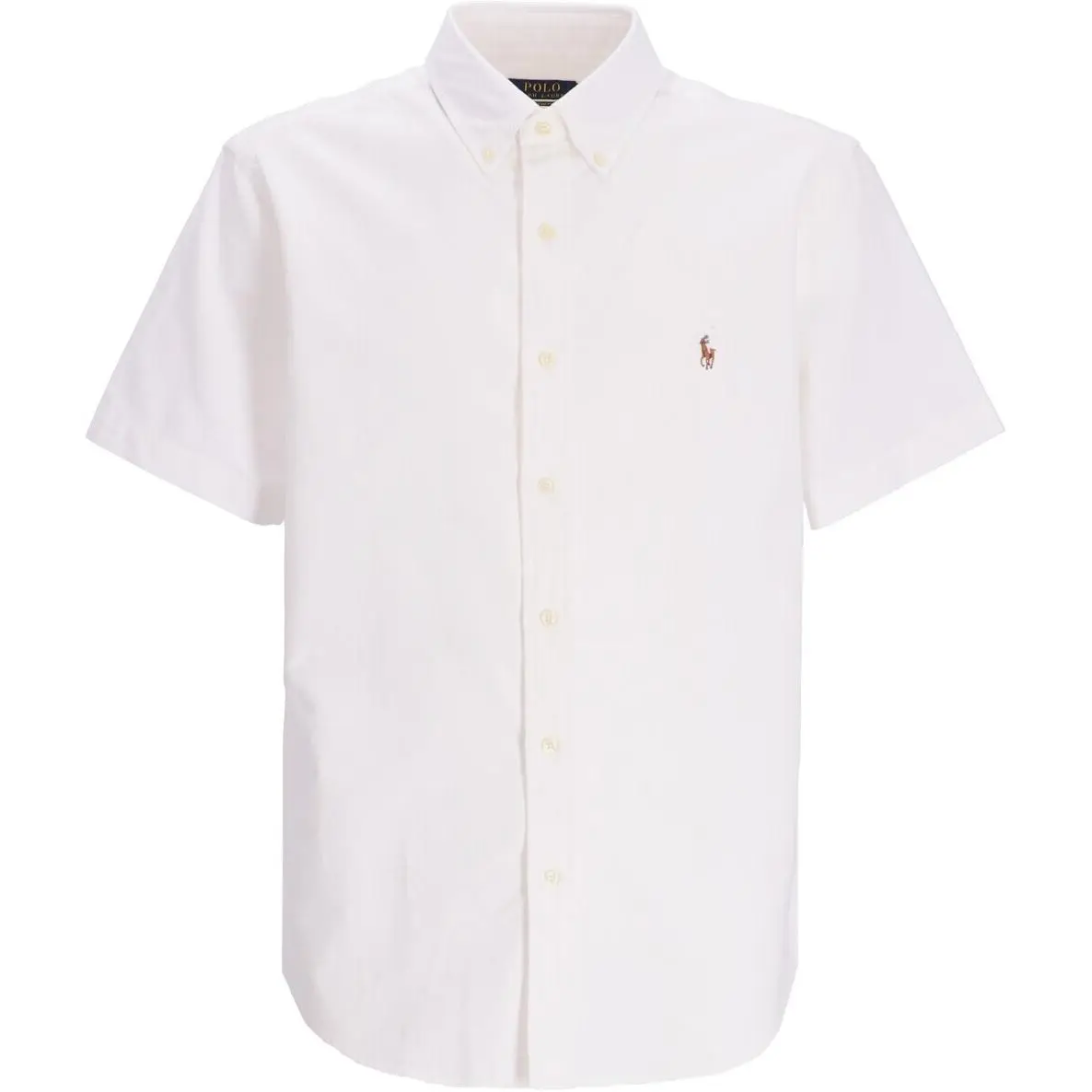 Polo Ralph Lauren Curved Hem Polo Pony Embroidered Shirt