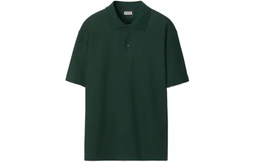 Burberry FW23 Cotton Polo Shirt Polo Shirt Men's Green