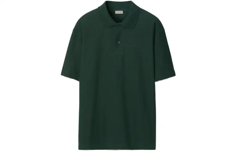 Burberry FW23 Cotton Polo Shirt Polo Shirt Men's Green