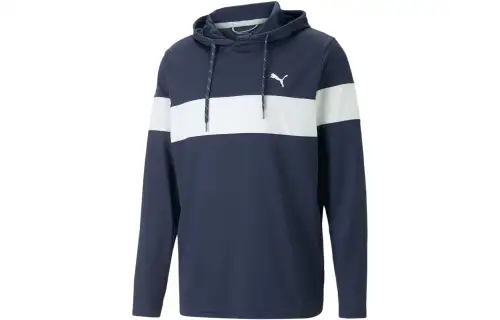 PUMA ESSENTIALS Sweatshirts Men's Blue Hooded Moderate Other