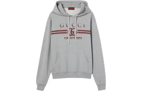 GUCCI Cotton Jersey Hooded Sweatshirt
