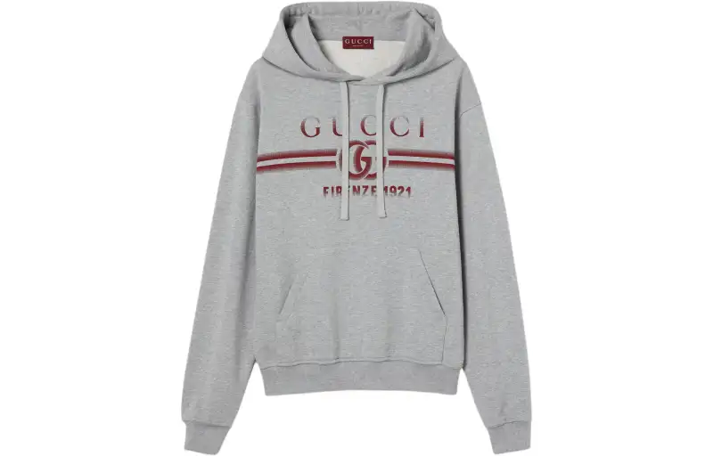 GUCCI Cotton Jersey Hooded Sweatshirt