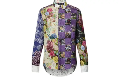 LOUIS VUITTON New Quarterly Products Of LV Shirts Men's Purple Lapel Moderate Other