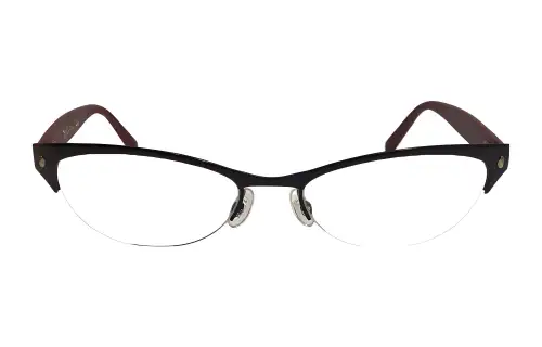 DIOR Oval Eyeglass Frames Unisex Red