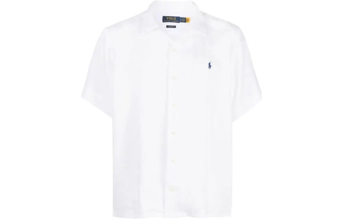 Polo Ralph Lauren SS23 Shirt Classic Version Men's White