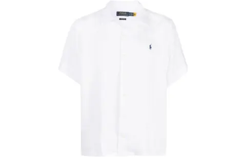 Polo Ralph Lauren SS23 Shirt Classic Version Men's White