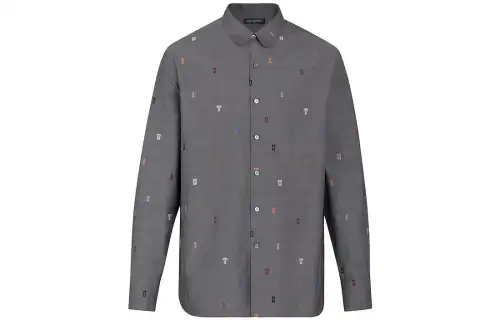 LOUIS VUITTON FW22 Shirt Men's Dark Gray