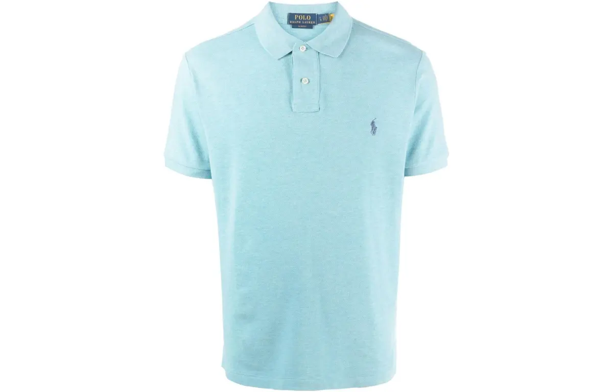 Polo Ralph Lauren Polo Shirt Slim Fit Men's Pink Blue