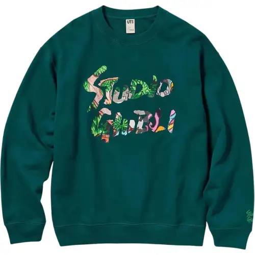 UNIQLO x Ghibli Sweatshirt Unisex Turquoise