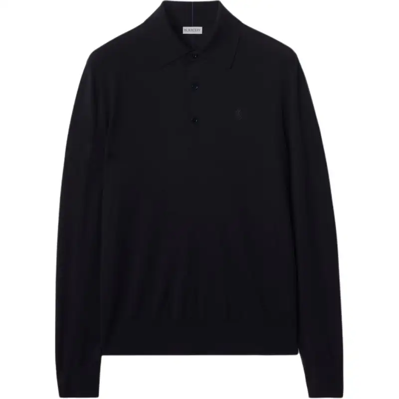Burberry logo-embroidered polo shirt