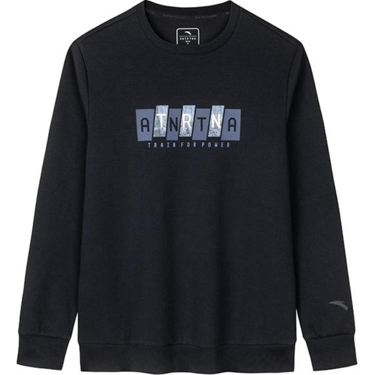Мужское худи Anta Sweatshirt (черное)