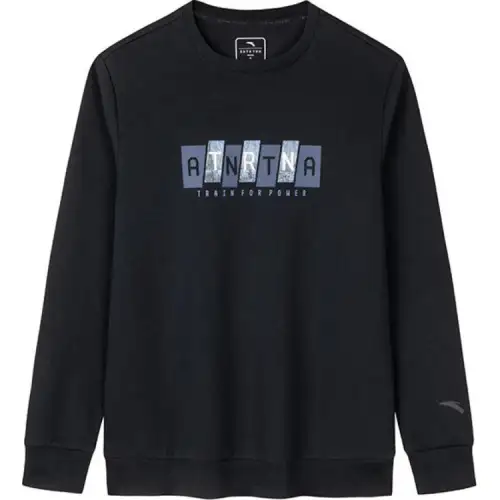 Anta Variety Training Collection Sweatshirt Men's Basic Black