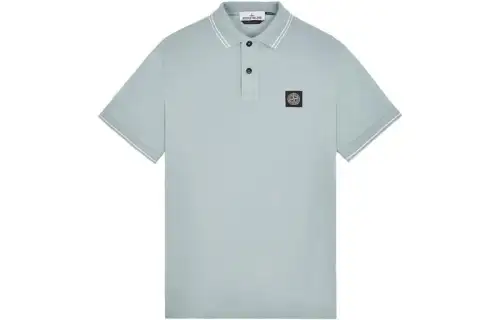 STONE ISLAND Logo Patch Polo Shirt