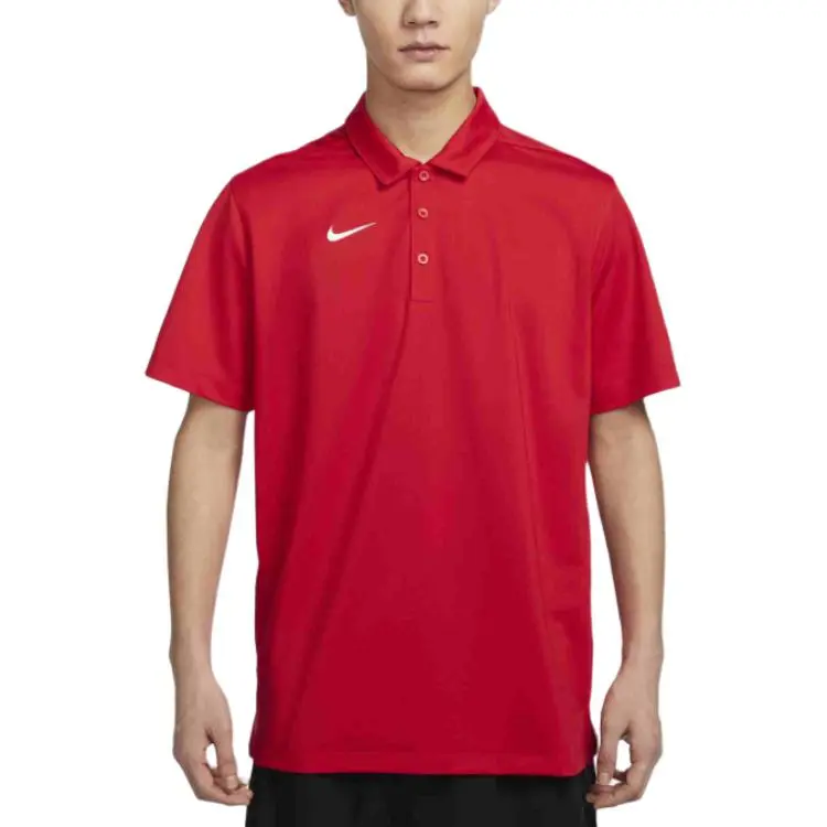 Nike Dri Fit Polo Shirt Men's University Red