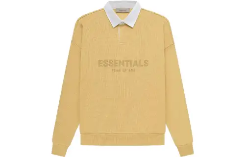 Fear Of God Essentials SS23 Polo Shirt Men's Light Yellow