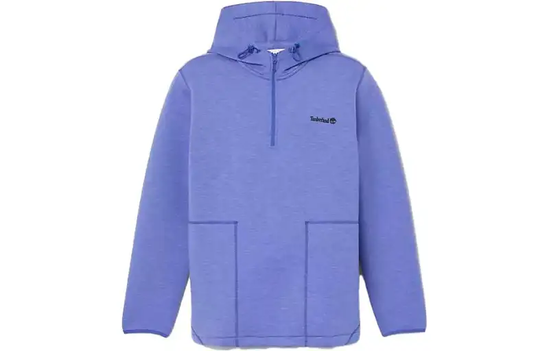 Timberland Sweatshirts Men's Blue Purple Hooded Moderate Regular
