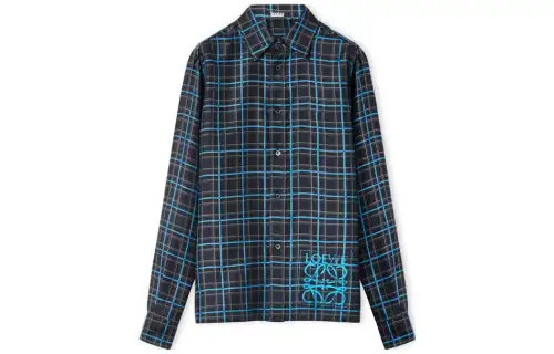 LOEWE Anagram Stamp Check Shirt