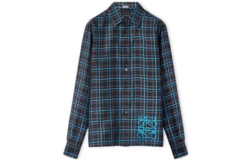 LOEWE Anagram Stamp Check Shirt