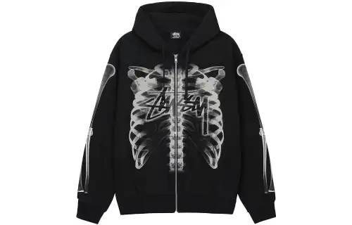 Stussy Rib Cage Zip Hoodie