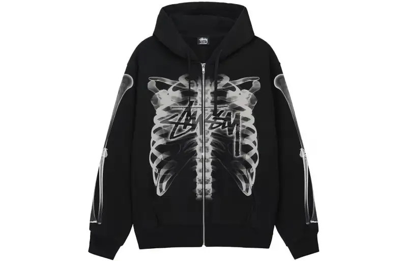 Stussy Rib Cage Zip Hoodie