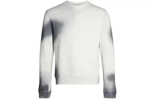 OFF WHITE Sweatshirt, Regular Fit Men's Gray White