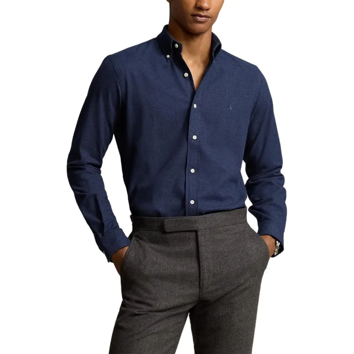 Polo Ralph Lauren Shirt Classic Version Men's Dark Blue