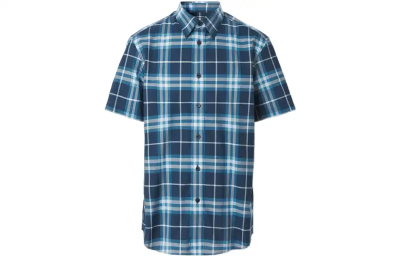 Burberry SS22 Shirt Men's Warm Cobalt Blue
