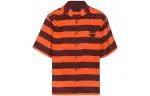 PRADA Shirts Men's Orange Red Lapel Moderate Other