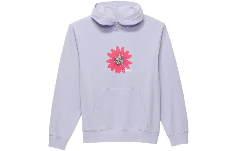 Vans Dazed Snap Pullover Hoodie Sweatshirt Men's Light Purple
