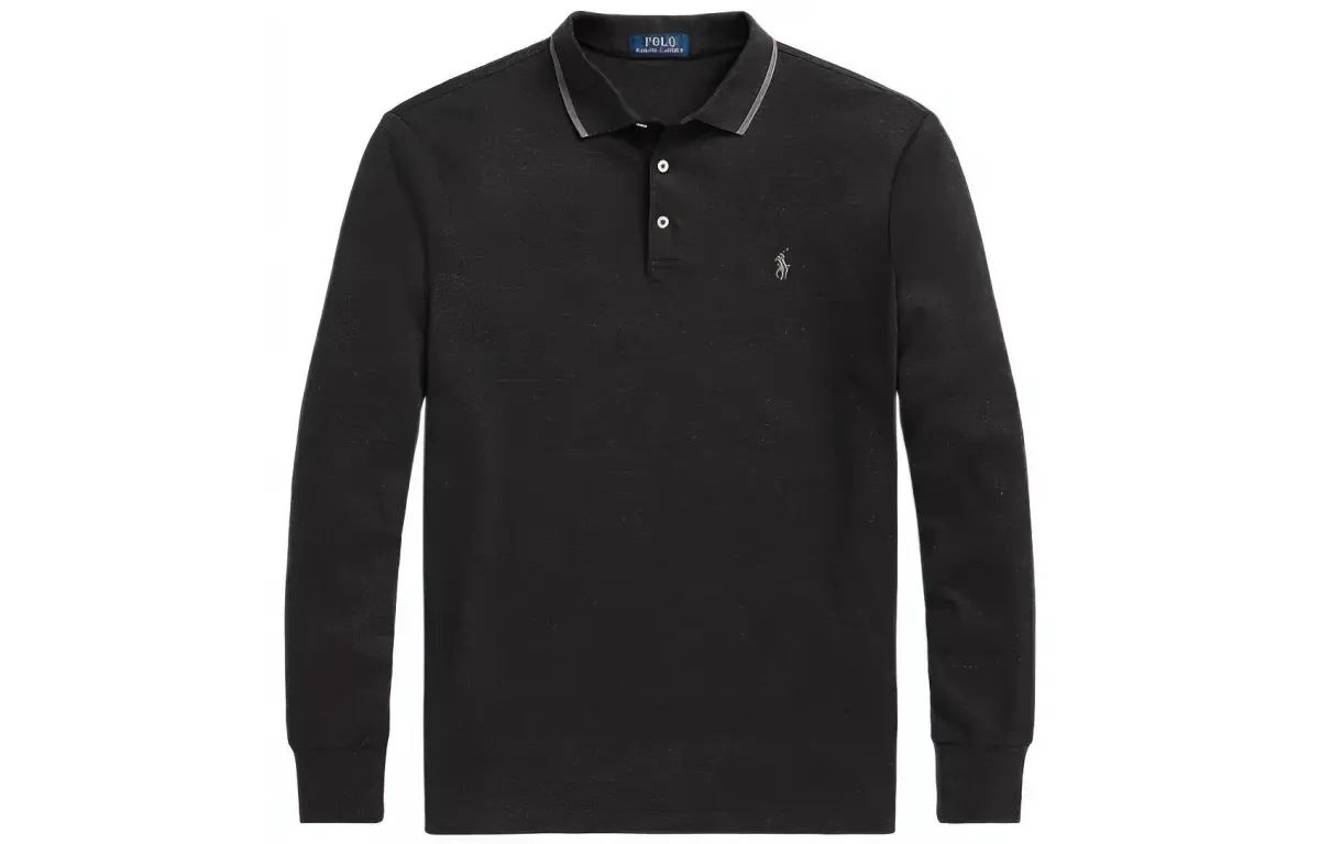Polo Ralph Lauren FW22 Polo Shirt Custom Slim Fit Men's Black