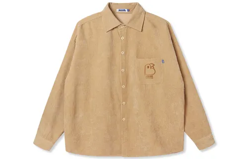 MIND ERROR Shirts Unisex Lapel Moderate Straight Fit